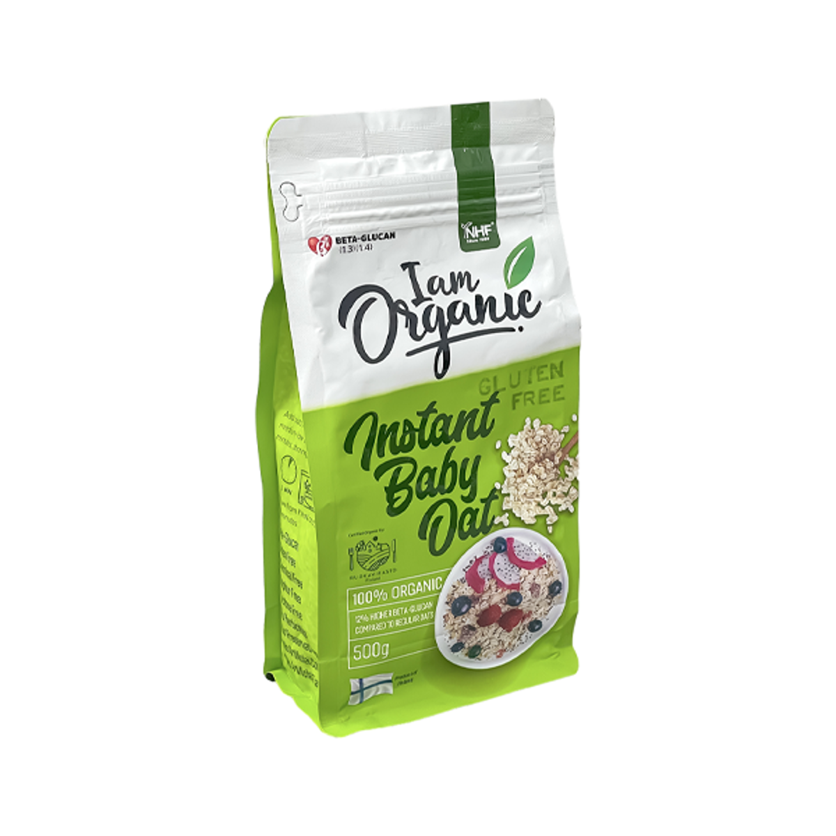 NHF I Am Organic Instant Baby Oats 500g Oats